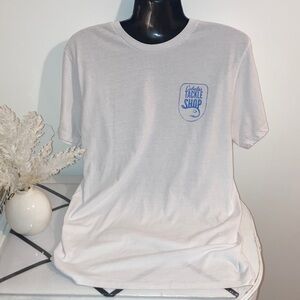 Cabela's White and Blue Graphic Tee